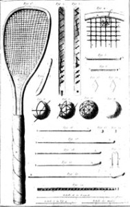 early racket and balls