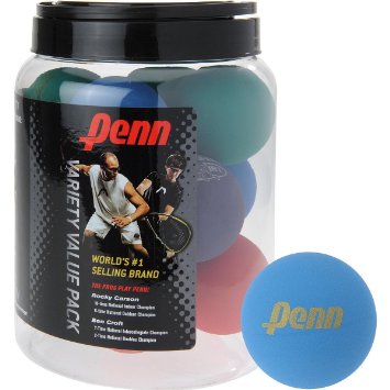 Penn Variety Jug of racquetball balls